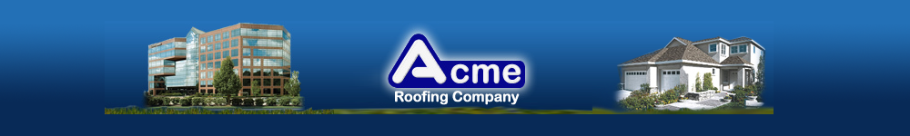 Acme Roofing Company Logo
